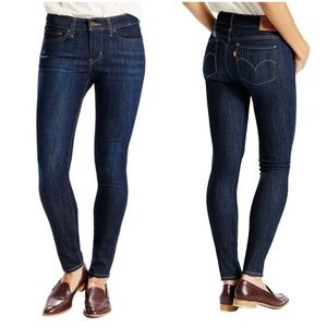 NWOT Levi's 711 Skinny Jeans Land and Sea 27